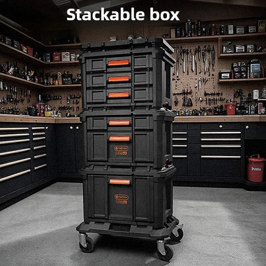 Drawer Tool Box Stacked Tool Storage Boxes Automotive Mechanical Workshop Tools Case Multi-functional Repair Tools Organizer