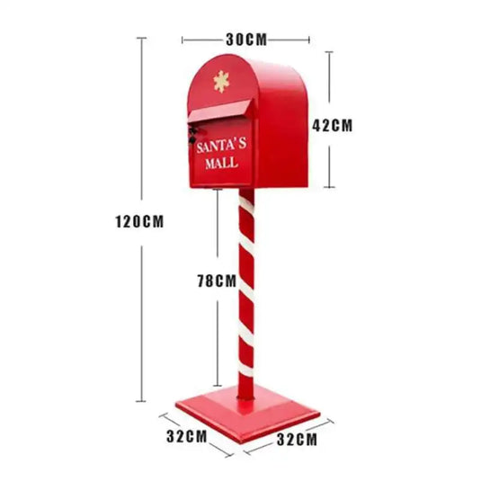 Household Industrial Style Photography Prop Mailbox Retro Christmas Mailboxes Tin Letter Box Vertical Suggestion Box Letter Box