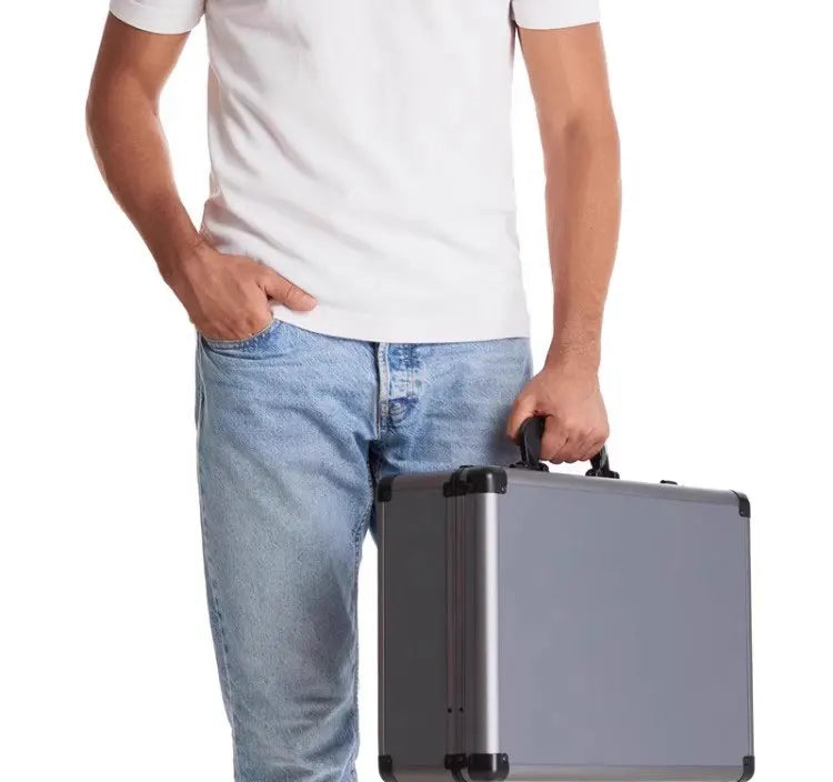Load image into Gallery viewer, Handheld Tool Box Equipment Safety Protection Boxes File Instrument Storage Password Box Portable Hardware Tool Organizer Boxes
