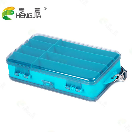 Fishing Bait Box1Double-sided Lure Box Colorful Transparent Storage Box Fishing Gear Accessories Bait Box