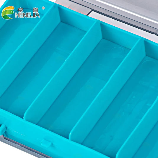 Fishing Bait Box1Double-sided Lure Box Colorful Transparent Storage Box Fishing Gear Accessories Bait Box