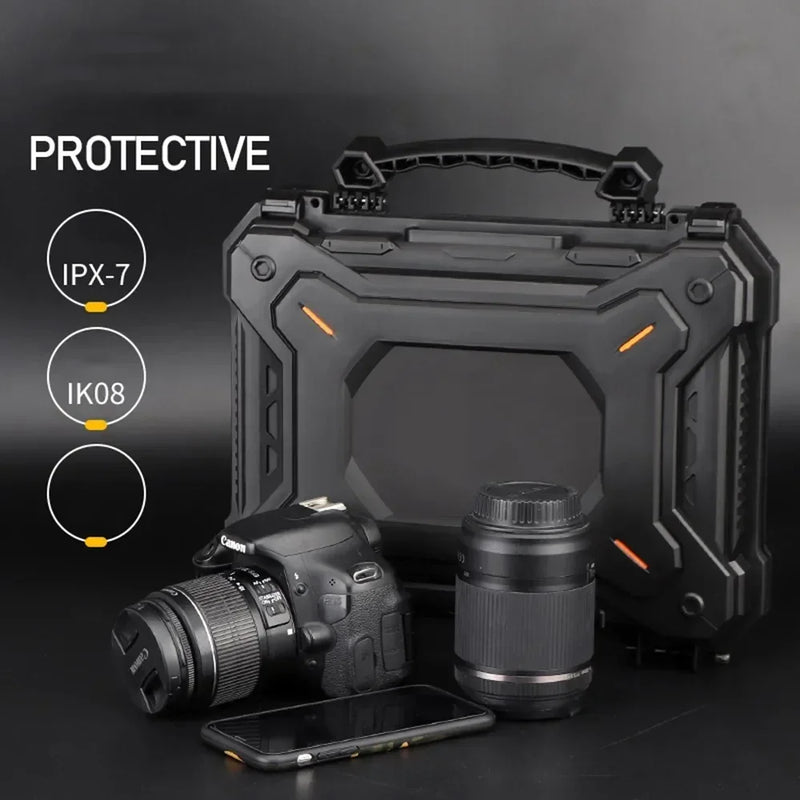 Load image into Gallery viewer, Tactical Pistol Case for GLOCK Hard Shell Box with Padded Foam Lining for Outdoor Hunting Shooting Storage Safety Lock Boxes
