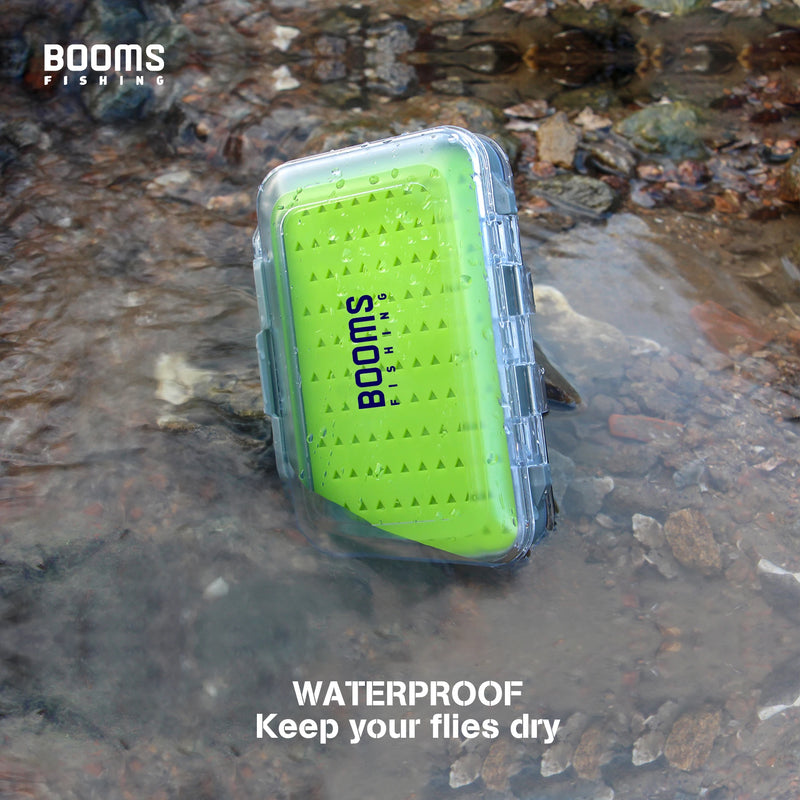 Load image into Gallery viewer, Booms Fishing FFB Fly Fishing Storage Transparent box Two-Sided Box Bait Storage Box Outdoors Fishing Tools Accessories
