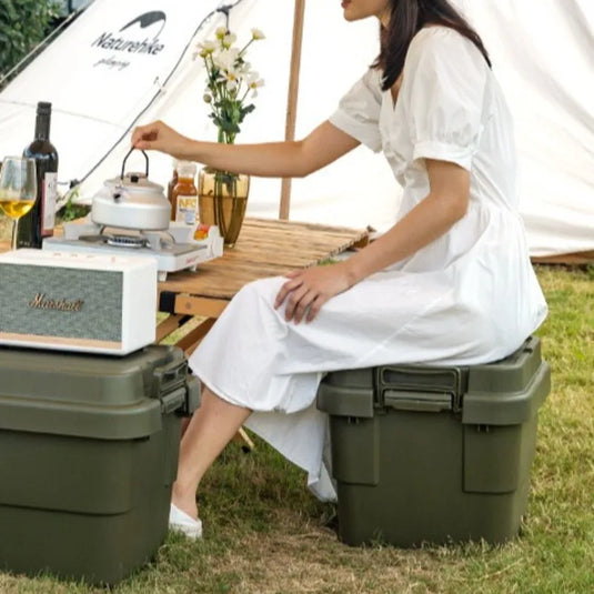 Large Capacity Household Storage Box Portable Outdoor Camping Picnic Waterproof Dustproof Multifunctional Home Storage Box