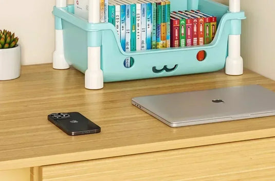 Toy Storage Cart Children's Toy Storage Rack and Shelf Rotating Bookshelf Household Mobile Handcart Living Room Storage Rack