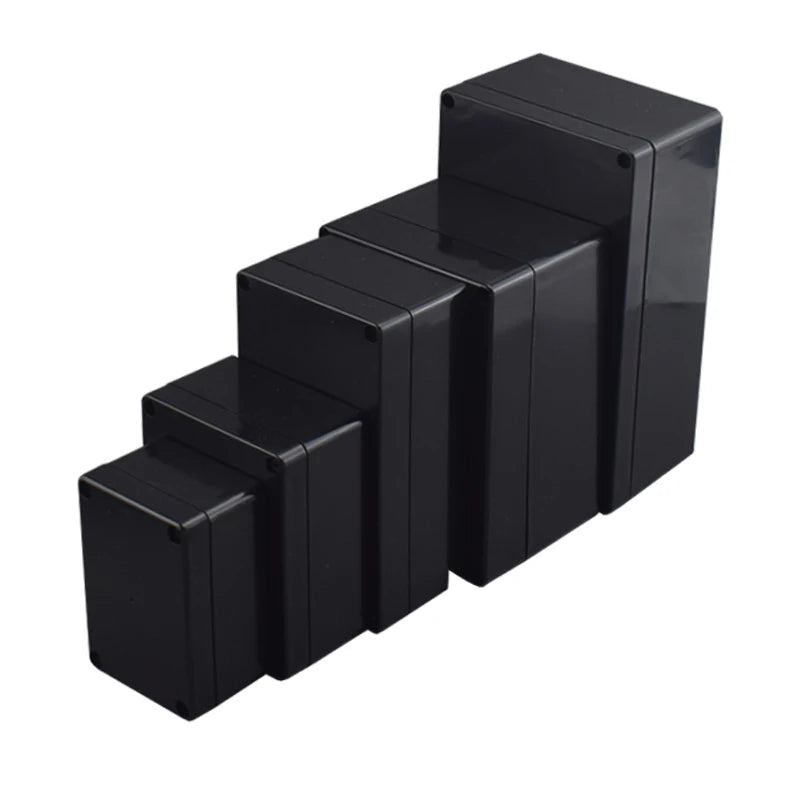 Load image into Gallery viewer, ABS Waterproof Box Housing Electronic Safe Case Plastic Boxes Black Wire Junction Box Plastic Organizer IP67 Waterproof Enclosur
