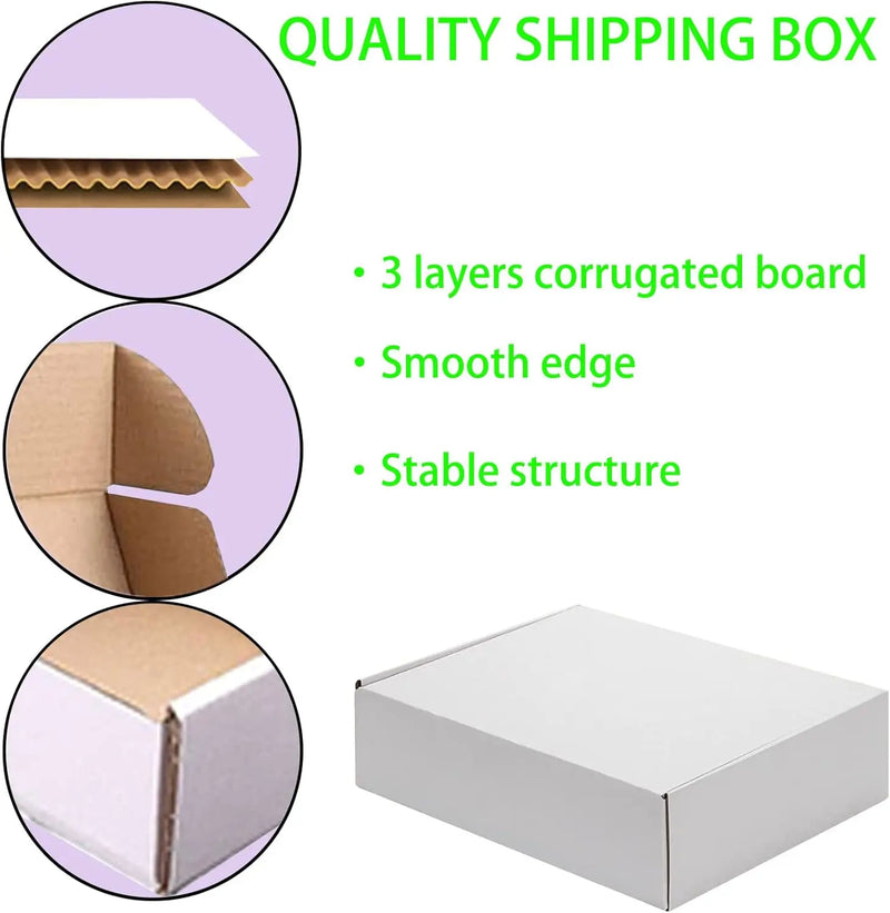 Load image into Gallery viewer, White Shipping Toy Packaging Box 100 Pack for Storage and Shipping Packaging Craft Gifts Gifts Products
