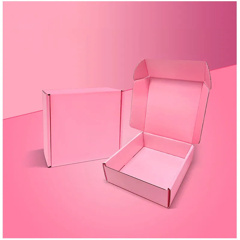 Load image into Gallery viewer, Shipping Boxes For Small Business 10Packs Cardboard Box For Shipping Customize Logo Gift Box Wig Packaging Storage Box
