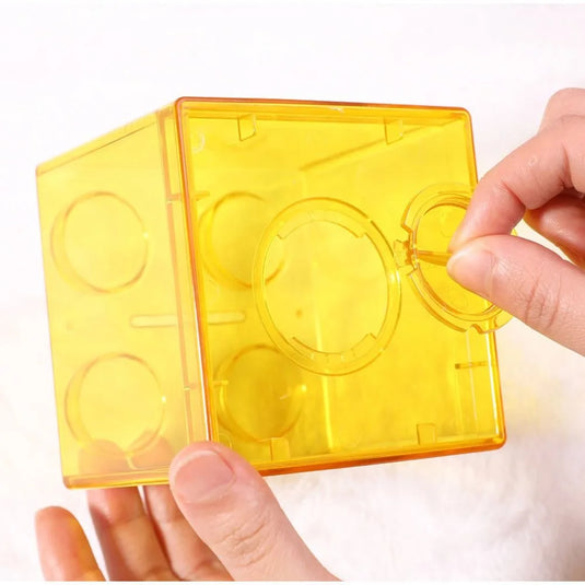 INS Home Decor  Gift Boy Girls Change Box Money Saving Box Coin Bank Storage Box Building Block Coin Box