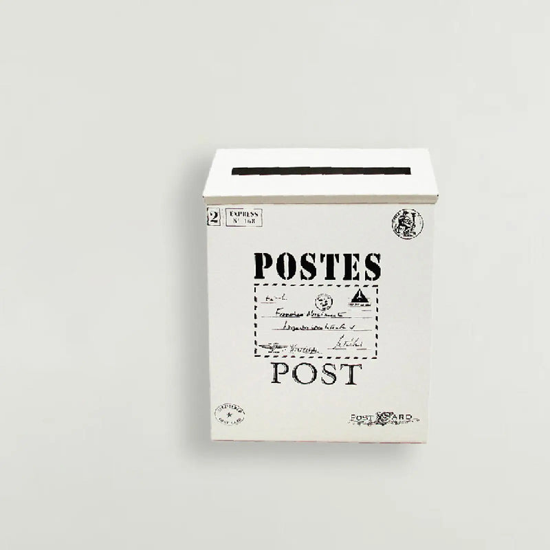 Load image into Gallery viewer, Wall Hanging Mail Box Opinion Box Metal Postbox Letterbox Wall Mounted Mailbox for Outdoor Yard Home Office Front Door Garden
