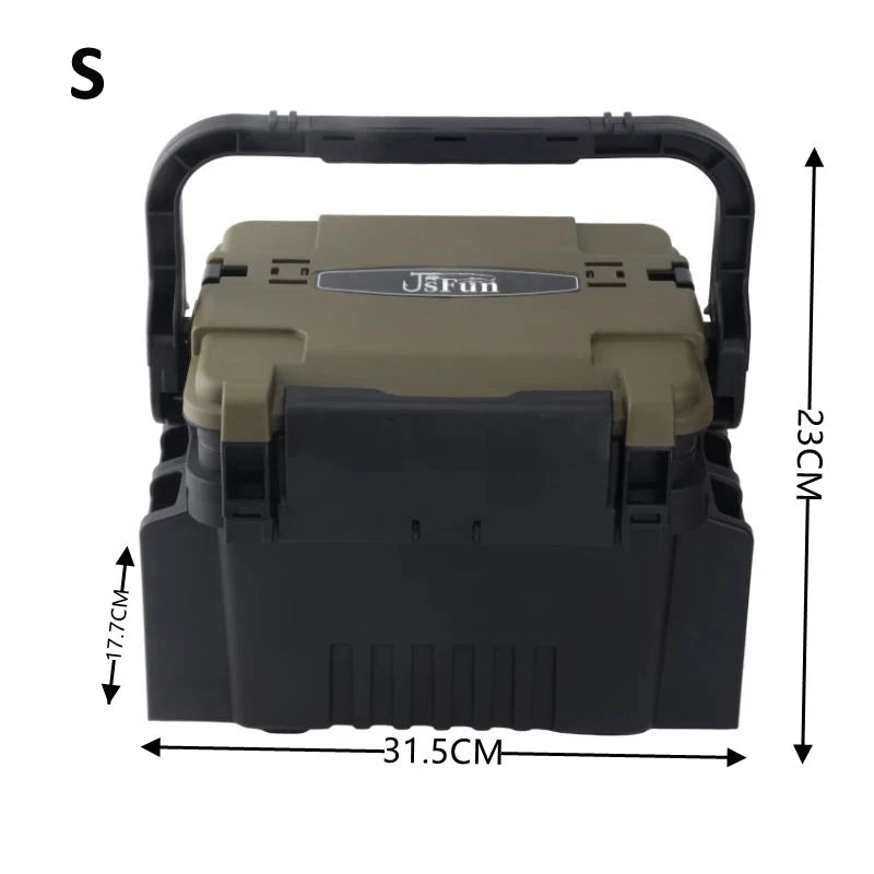 Load image into Gallery viewer, Large Fishing Box Organizer Multi-function Lure Live Fish Bucket Thickening Storage Box Fishing Accessories Tackle Box Pesca
