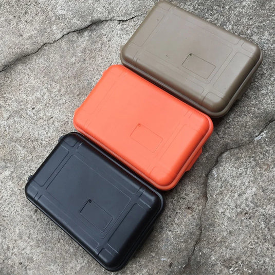 Outdoor Waterproof Survival Sealed Box Dustproof Shockproof Plastic EDC Tools Storage Container Case Fishing Tackle Tools Boxes