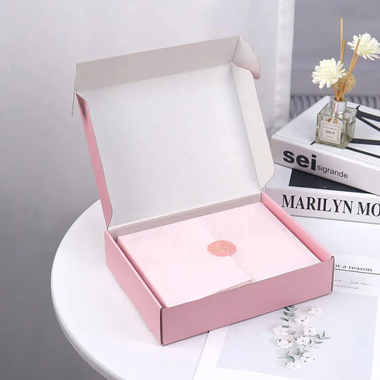 5PCS Shipping Boxes Cardboard Corrugated Mailer Boxes for Packaging Craft Gifts Giving Products for Small Business Wedding Party