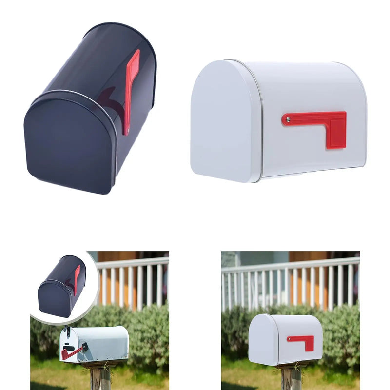 Load image into Gallery viewer, Tinplate Mailbox, Retro Style DIY Projects Decoration Mini Mailbox, for Mail House Valentine Classroom, Playhouse, Farmhouse
