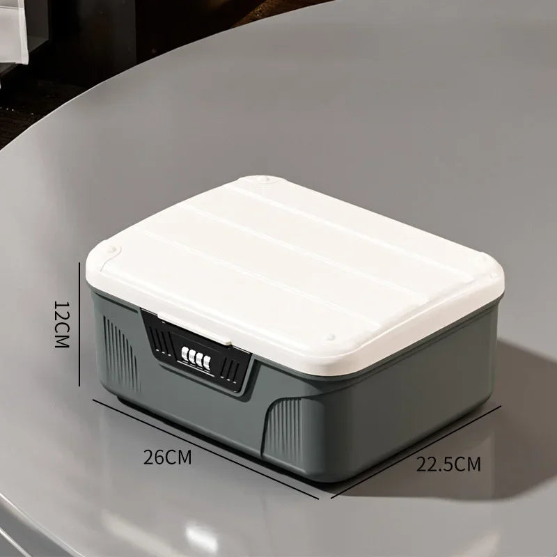 Load image into Gallery viewer, Safe Security Storage Box Passport Cash Organizer Case Household Valuables Jewelry Document Privacy Security Storage Safe Box
