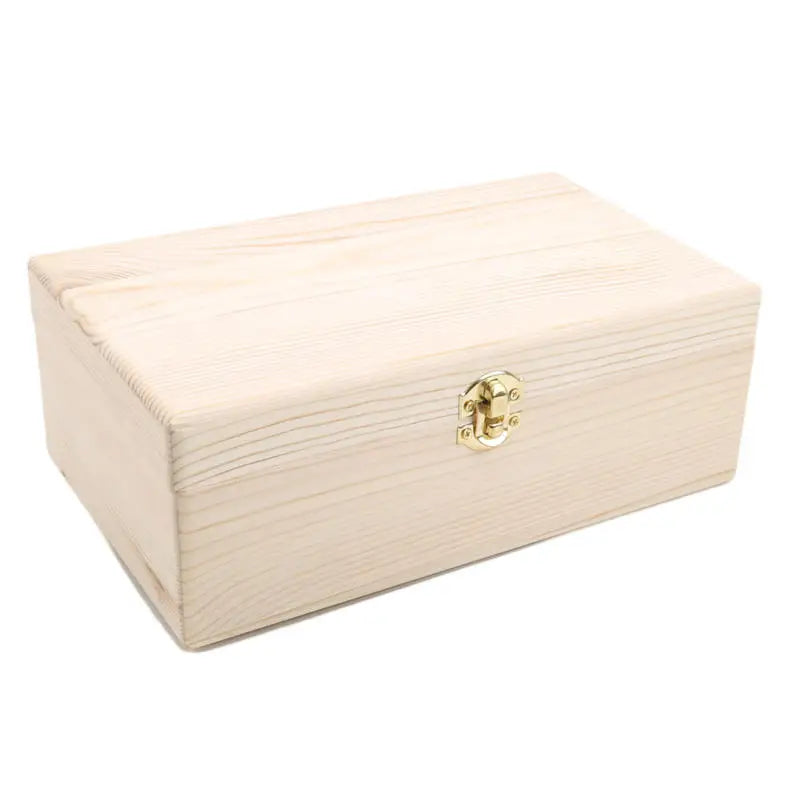 Load image into Gallery viewer, Rectangular Wooden Storage Box Hinged Wooden Gift Box Buckle Boxes Gift Packing Jewelry Case Home Sundries Storage
