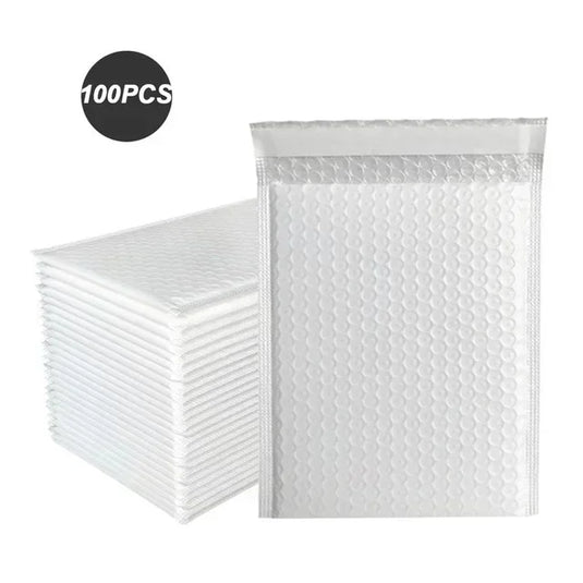 100 Pcs Bubble Mailers Bubble Padded Mailing Envelopes Mailer Poly for Packaging Shipping Bag Black Business Supplies