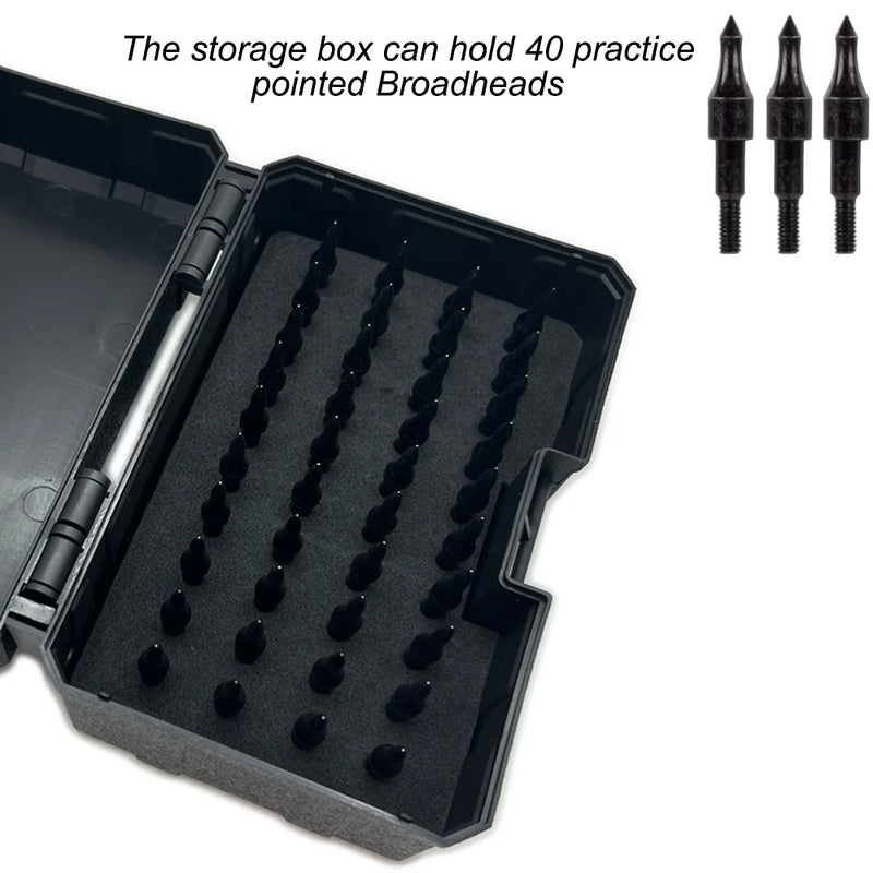 Load image into Gallery viewer, Hunting Broadhead Box Broadhead Storage Case Holds 20 Broadheads For Bow And Crossbow Arrow Head Storage Hunting Accessories
