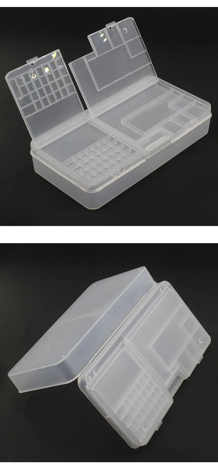 Load image into Gallery viewer, Box, Electronic Components, Transparent Plastic Storage, Small Screw Accessories, Tool Classification Grid
