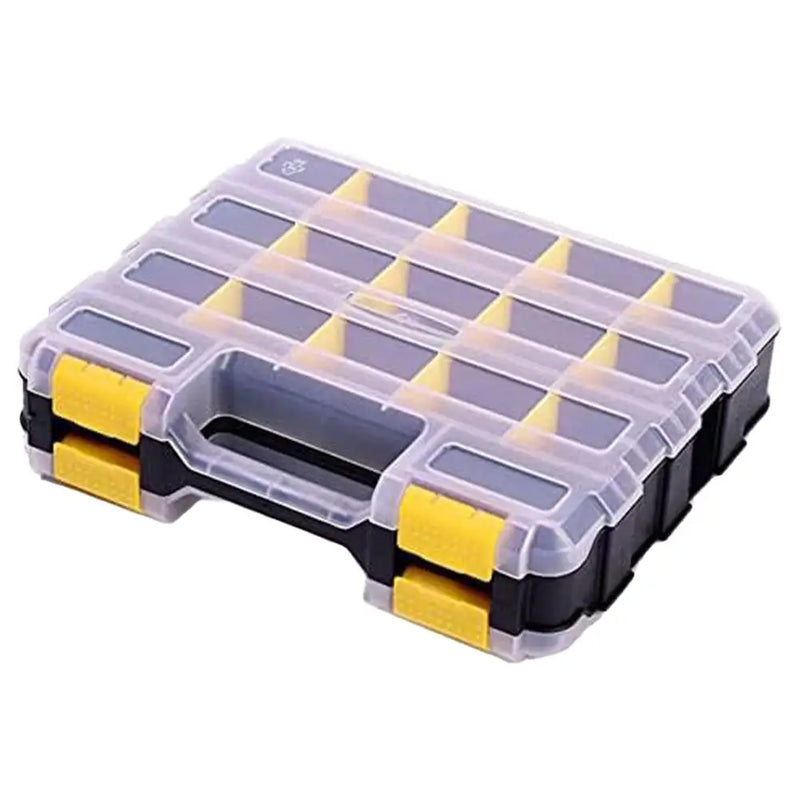 Load image into Gallery viewer, Handheld Tool Box Organizer Sets  Compartment Small Parts Boxes Large Capacity Thickened Plastic Hardware Tool Storage Box
