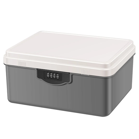 Digital Password Lock Safe Box Medicine Locking Box Portable Passport Files Cash Jewelry Privacy Security Organizer Case
