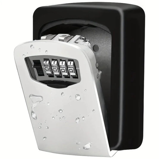 Flip-Top Ultra-Secure Key Safe Box: Plastic Key Storage – For Hotel, Emergency, Travel & Renovation Security Needs!