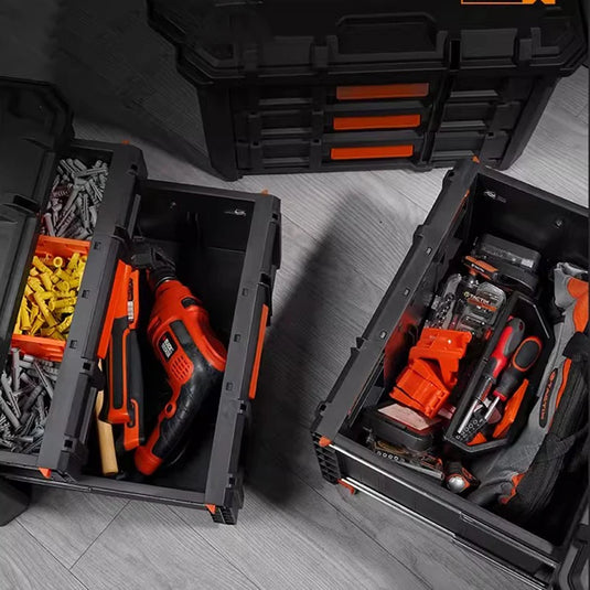 Drawer Tool Box Stacked Tool Storage Boxes Automotive Mechanical Workshop Tools Case Multi-functional Repair Tools Organizer