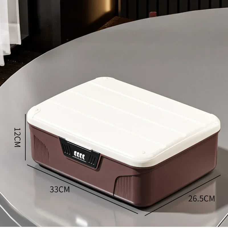 Load image into Gallery viewer, Safe Security Storage Box Passport Cash Organizer Case Household Valuables Jewelry Document Privacy Security Storage Safe Box
