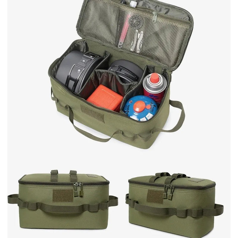 Load image into Gallery viewer, Camping Gas Tank Storage Bag Outdoor Large Capacity Ground Nail Tool Bags Picnic Cookware Utensils Organizer bags Мужская сумка
