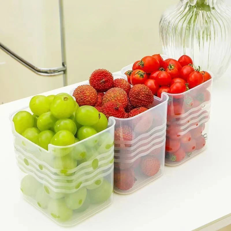 Load image into Gallery viewer, Refrigerator Storage Boxes Food Fresh Organizer Cold Storage Crisper Fruit Spice Food Container Boxes Home Kitchen Boxes
