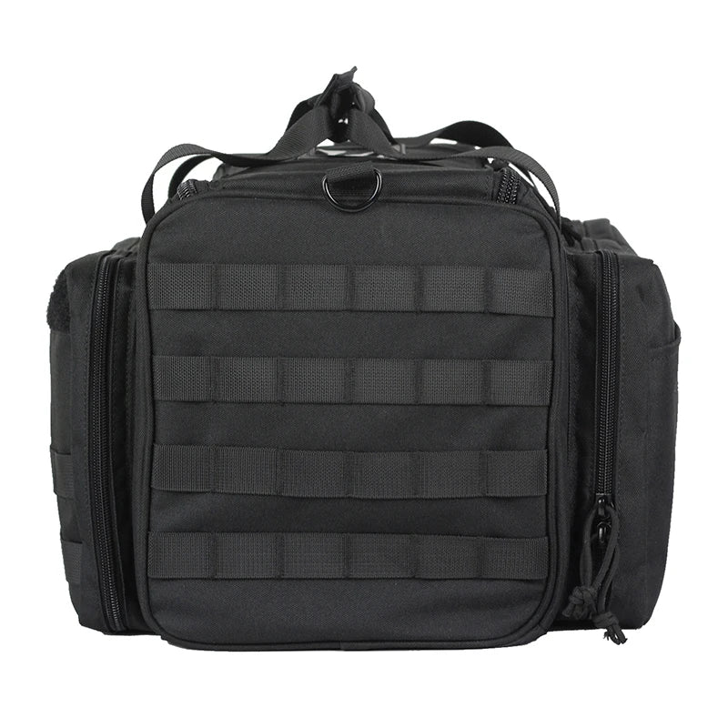 Load image into Gallery viewer, Shooting Range Bag Molle System Outdoor Hunting Accessory Nylon Tactical Gun Case Pack Pistol Tools Shoulder Bag Sniper Black
