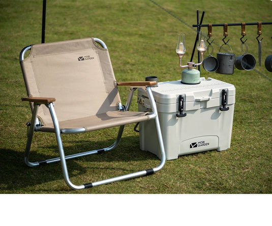 MOBI GARDEN Camping Ice Box 25L Portable Large Capacity Car Refrigerator Food Barbecue Cold Storage Outdoor