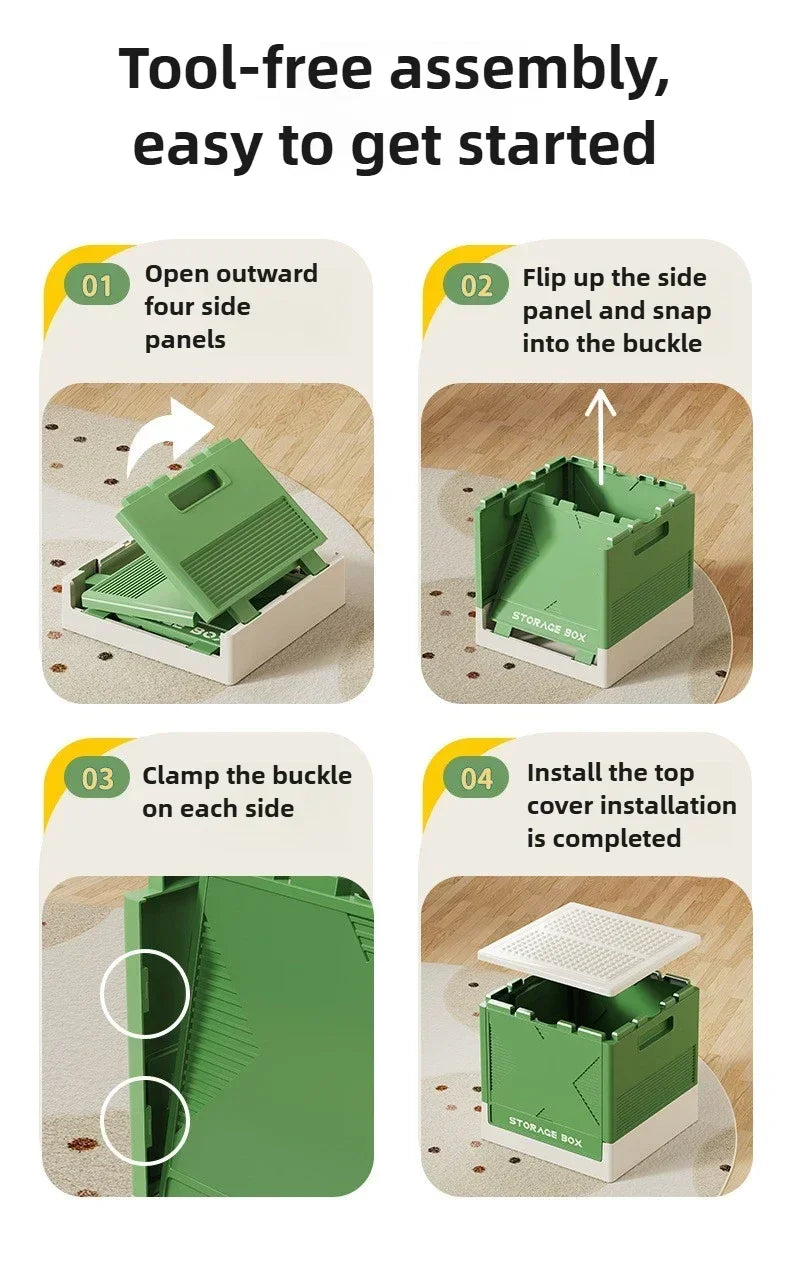 Load image into Gallery viewer, Household Goods Household Large Capacity Storage Box,  Storage Box, Building Block Storage Box, Children's Toy Storage Box
