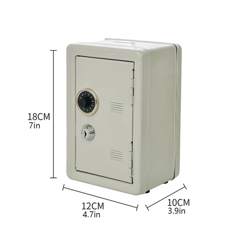 Load image into Gallery viewer, Decorative Box Password Lock Mini Safe Box Anti-Theft Cabinet Piggy Bank Metal Money Storage Box Cash Savings
