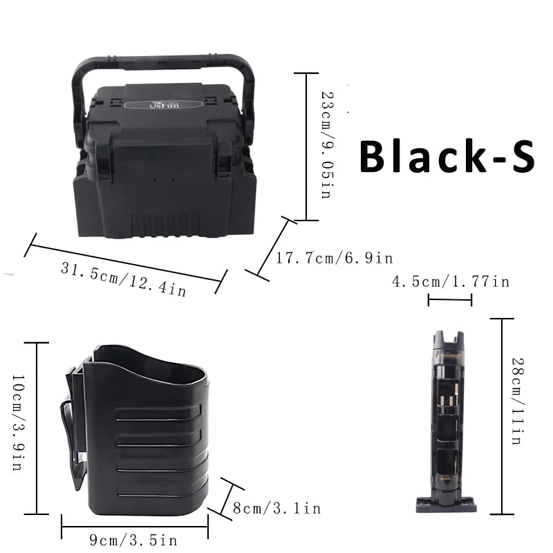 Load image into Gallery viewer, Large Fishing Box Organizer Multi-function Lure Live Fish Bucket Thickening Storage Box Fishing Accessories Tackle Box Pesca
