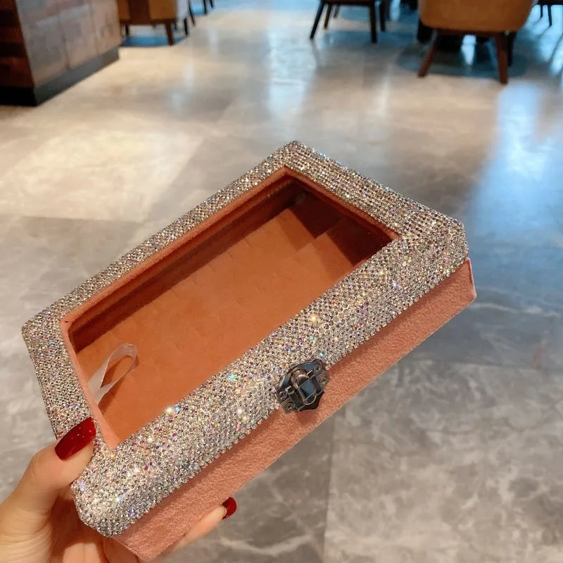 Load image into Gallery viewer, Earrings Jewelry Box Jewelers Rings Earring Gift Display Boxes Large Capacity Jewellery Storage Case Jeweler Organizer Cases
