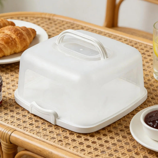 10 Inch Portable Cake Box Food Fresh-keeping Box Refrigerator Receiving Box Fruits Vegetables Outdoor Camping Storage Boxs