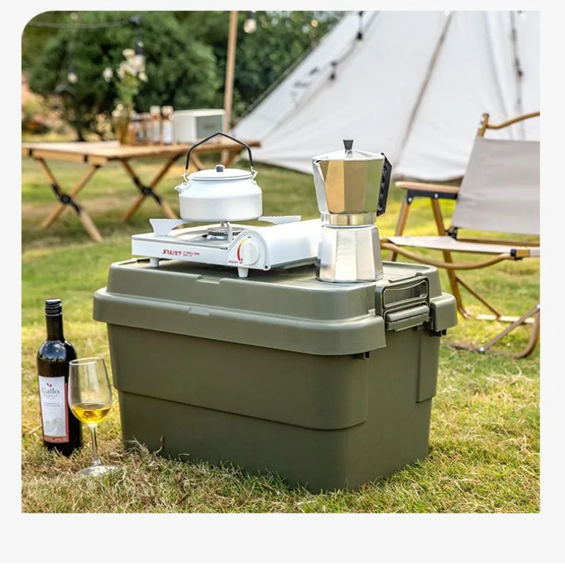 Load image into Gallery viewer, Large Capacity Household Storage Box Portable Outdoor Camping Picnic Waterproof Dustproof Multifunctional Home Storage Box

