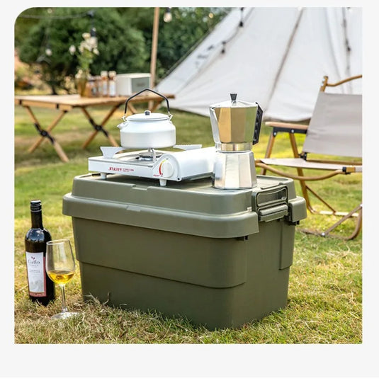 Large Capacity Household Storage Box Portable Outdoor Camping Picnic Waterproof Dustproof Multifunctional Home Storage Box