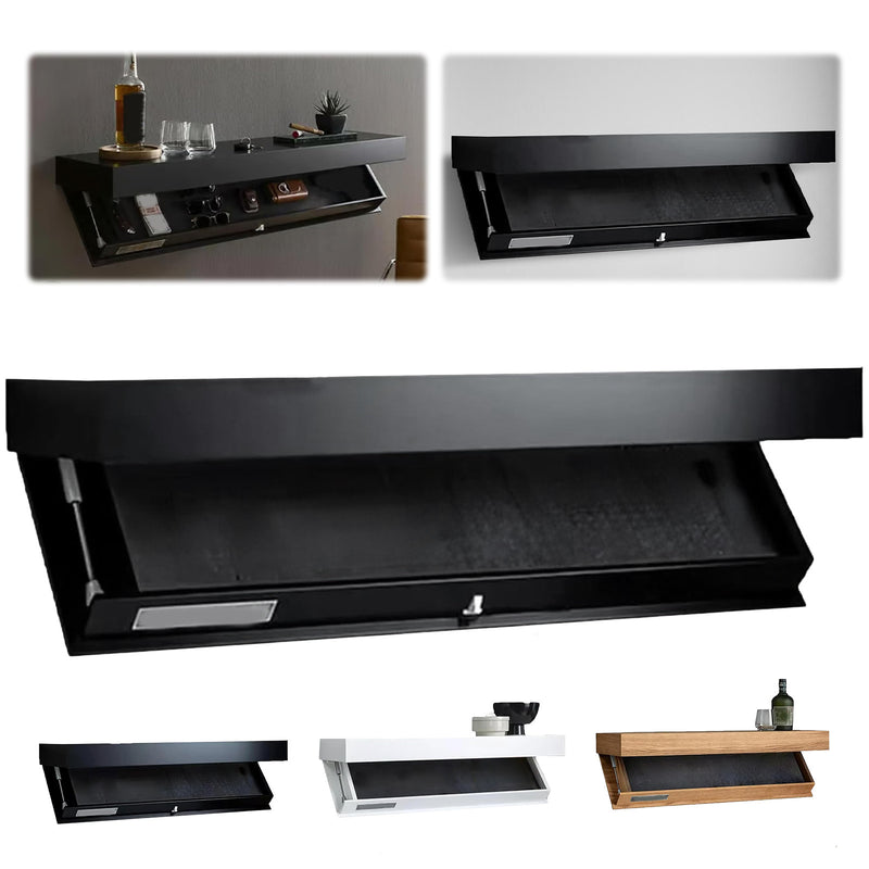 Load image into Gallery viewer, Wall-mounted Storage Box Simple Wall-mounted Wine Cabinet Shelf
