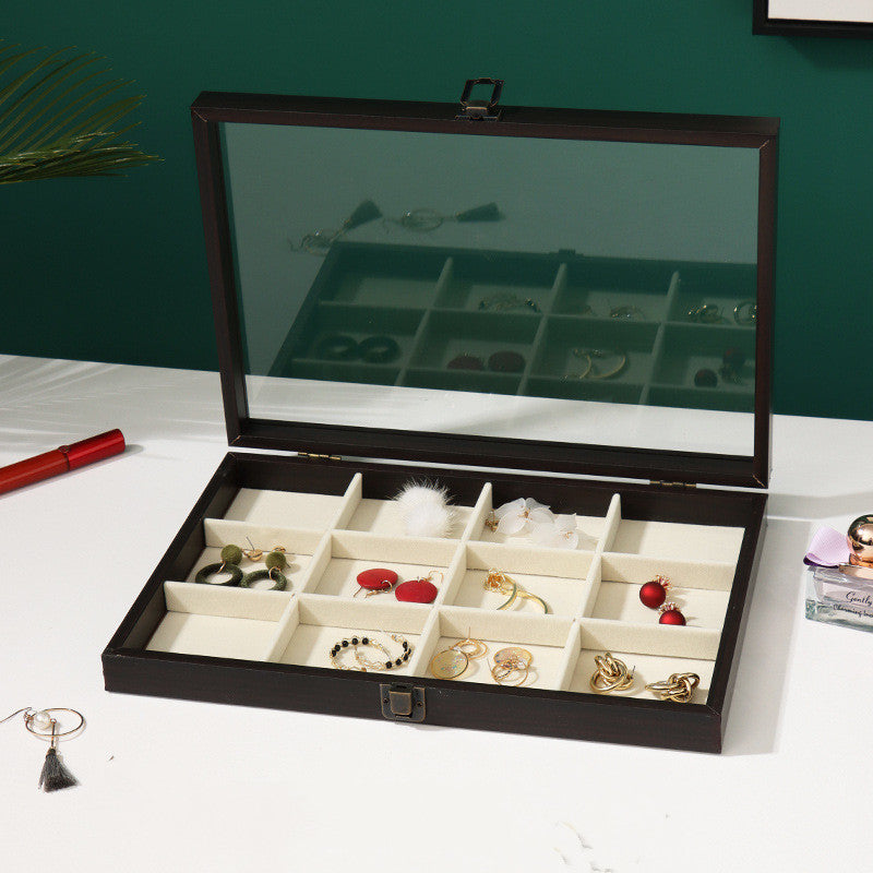 Load image into Gallery viewer, Rosewood Grain Jewelry Storage And Organization Box

