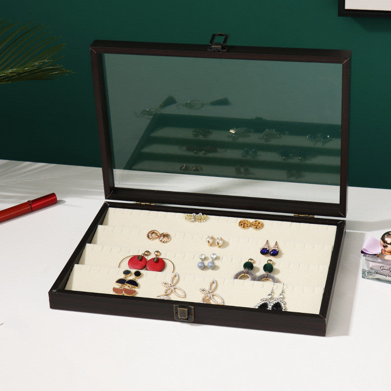 Load image into Gallery viewer, Rosewood Grain Jewelry Storage And Organization Box

