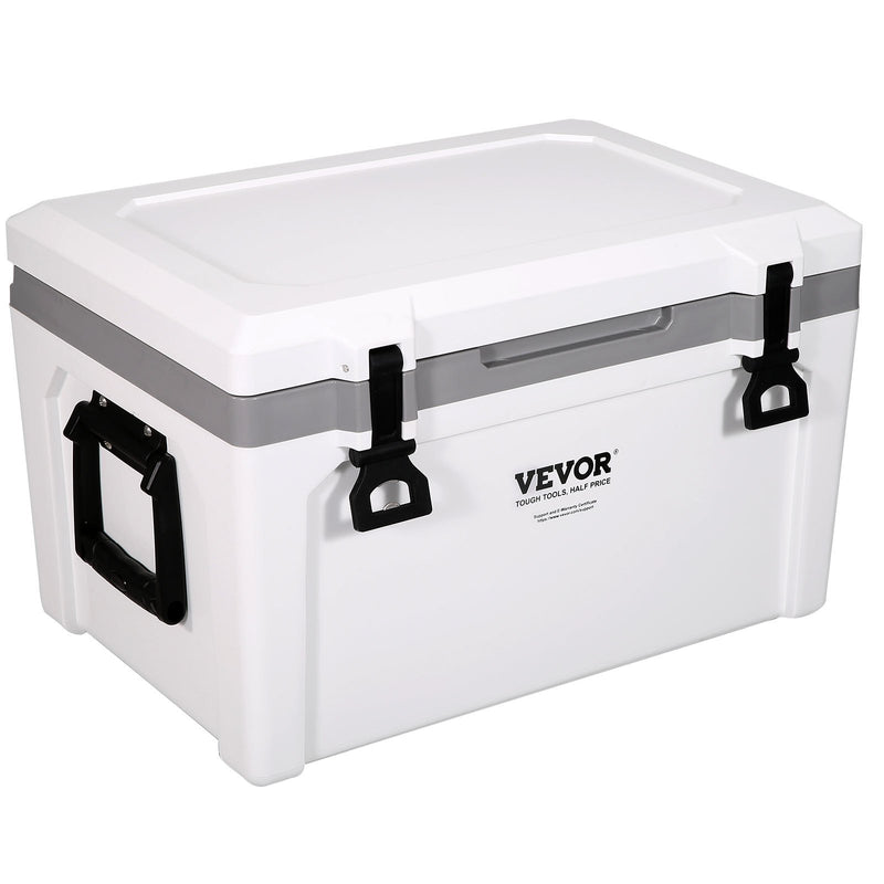 Load image into Gallery viewer, Insulated Portable Cooler, 52 Qt, Holds 50 Cans, Ice Retention Hard Cooler With Heavy Duty Handle, Ice Chest Lunch Box For Camping, Beach, Picnic, Travel, Outdoor, Keeps Cool For Up To 6 Days
