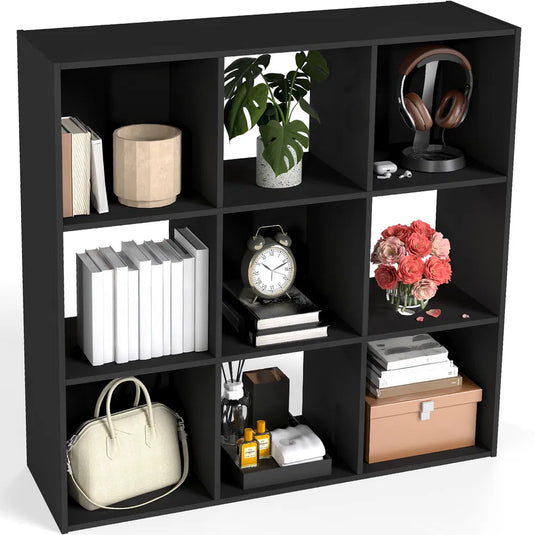 Cube Storage Organizer - Open Cube Bookshelf With Removable Back Panels, Display Storage Bookcase For Living Room, Bedroom, Entrance Hall