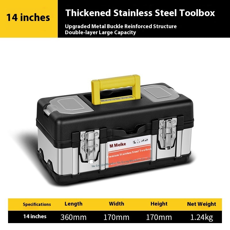 Load image into Gallery viewer, Home Hardware Tool Box Parts Box Stainless Steel
