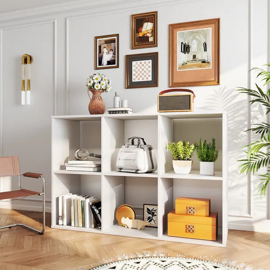 Cube Storage Organizer - Open Cube Bookshelf With Removable Back Panels, Display Storage Bookcase For Living Room, Bedroom, Entrance Hall
