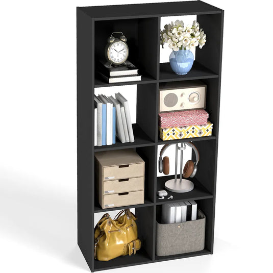 Cube Storage Organizer - Open Cube Bookshelf With Removable Back Panels, Display Storage Bookcase For Living Room, Bedroom, Entrance Hall