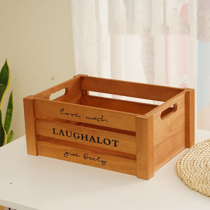 Load image into Gallery viewer, Vintage Wooden Bar Boxes Storage Rectangular Household Boxes
